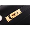 Image 6 : Hermes Noir Box Leather Kelly Sellier 32 Bag