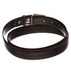 Image 4 : Dunhill Black Leather Gold Buckle Belt