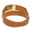 Image 4 : Louis Vuitton Brown Epi Leather Skinny Classique Belt 85
