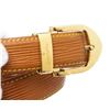 Image 6 : Louis Vuitton Brown Epi Leather Skinny Classique Belt 85