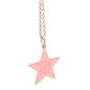 Image 5 : Gucci Pink Enamel Skull Star Pendant Sterling Silver Necklace