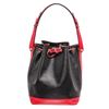 Image 1 : Louis Vuitton Black Red Epi Leather Noe GM Drawstring Shoulder Bag