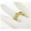 Image 9 : Jose Hess 18kt Yellow Gold 0.75 ctw Diamond Dual Buckle Band Ring