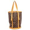 Image 5 : Louis Vuitton Monogram Canvas Leather Bucket GM Shoulder Bag