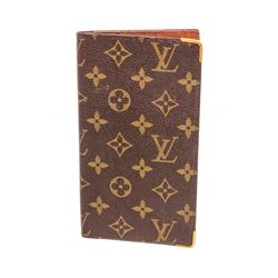 Louis Vuitton Vintage Monogram Canvas Leather Checkbook Wallet