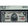 Image 1 : 1891 $5 Treasury Note PCGS 58PPQ