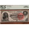 Image 1 : 1886 $2 Silver Certificate PCGS 65PPQ