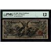 Image 1 : 1896 $5 Educational Silver Certificate PMG 12