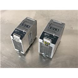 LOT OF SOLA SDN 2.5-24-100P & SDN 5-24-100P POWER SUPPLY