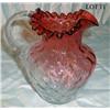 Image 1 : VINTAGE CRANBERRY PITCHER