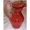 Image 1 : VINTAGE CRANBERRY PITCHER