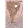 Image 1 : PRESSED GLASS CLEAR VASE