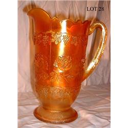 FENTON MARIGOLD CARNIVAL GLASS PITCHER 