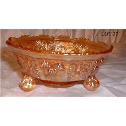 MARIGOLD CARNIVAL FOOTED BOWL