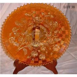 NORTHWOOD MARIGOLD CARNIVAL CAKE DISH