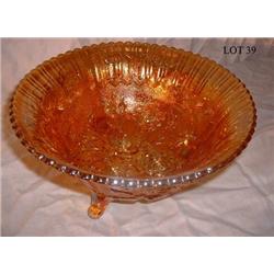 LARGE MARIGOLD CARNIVAL BOWL