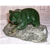 Image 1 : B.C NEPHRITE JADE CARVING- BEAR WALKING