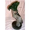 Image 1 : B.C NEPHRITE JADE CARVING - EAGLE ROOST