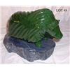 Image 1 : B.C NEPHRITE JADE CARVING - MUSK OX 