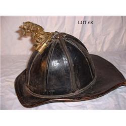 CAIRNS LEATHER FIREMANS HELMET