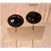 Image 1 : TWO FRENCH JET BLACK GLASS HAT PINS