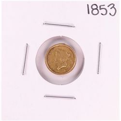 1853 Type 1 $1 Liberty Head Gold Coin