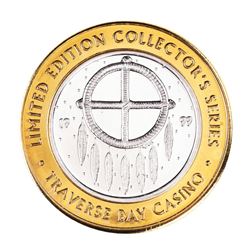 .999 Silver Traverse Bay Casino Peshawbestown, MI $10 Limited Edition Gaming Token