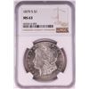 Image 1 : 1879-S $1 Morgan Silver Dollar Coin NGC MS63