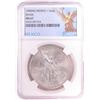 Image 1 : 1985Mo Mexico 1 Onza Libertad Silver Coin NGC MS67