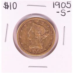 1905-S $10 Liberty Head Eagle Gold Coin