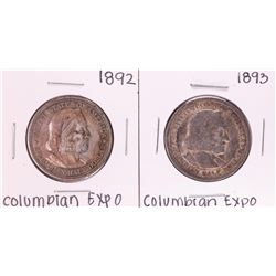 Lot of 1892-1893 Columbian Expo Commemorative Half Dollar Coins