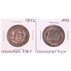 Image 1 : Lot of 1892-1893 Columbian Expo Commemorative Half Dollar Coins