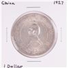Image 1 : 1927 Republic of China $1 Memento Silver Dollar Coin