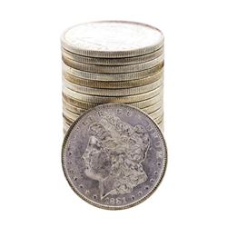 Roll of (20) Brilliant Uncirculated 1881-S $1 Morgan Silver Dollar Coins Nice Toning