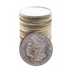 Image 1 : Roll of (20) Brilliant Uncirculated 1881-S $1 Morgan Silver Dollar Coins Nice Toning
