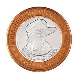 .999 Silver Buffalo Bills Resort & Casino Primm, NV $10 Limited Edition Gaming Token