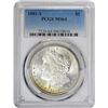Image 1 : 1881-S $1 Morgan Silver Dollar Coin PCGS MS64 Amazing Toning