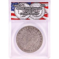 1899-S $1 Morgan Silver Dollar Coin ANACS Genuine