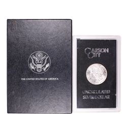 1891-CC $1 Morgan Silver Dollar Coin GSA Uncirculated w/ Box