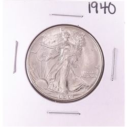 1940 Walking Liberty Half Dollar Coin
