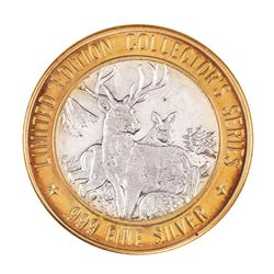 .999 Fine Silver Grand Casino $10 Limited Edition Gaming Token