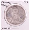 Image 1 : 1913 Germany Saxony 3 Mark Silver Coin