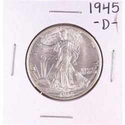 1945-D Walking Liberty Half Dollar Coin