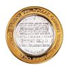 Image 2 : .999 Fine Silver Circus Circus Casino Reno, NV $10 Limited Edition Gaming Token