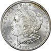 Image 3 : 1881-S $1 Morgan Silver Dollar Coin PCGS MS64 Amazing Toning