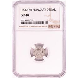 1612 KB Hungary Denar 'Madonna and Child' Coin NGC XF40