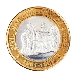 .999 Fine Silver Harrah's Vicksburg, Mississippi $10 Limited Edition Gaming Token