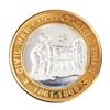 Image 1 : .999 Fine Silver Harrah's Vicksburg, Mississippi $10 Limited Edition Gaming Token