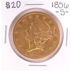 1856-S $20 Liberty Head Double Eagle Gold Coin