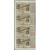 Image 1 : Uncut Sheet of (4) State of Louisiana Baby Bond Obsolete Notes